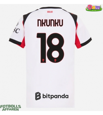 AC Milan Christopher Nkunku #18 Bortatröja Kvinnor 2025-26 Kortärmad